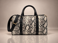 PATRAW Noir Python Duffel Bag