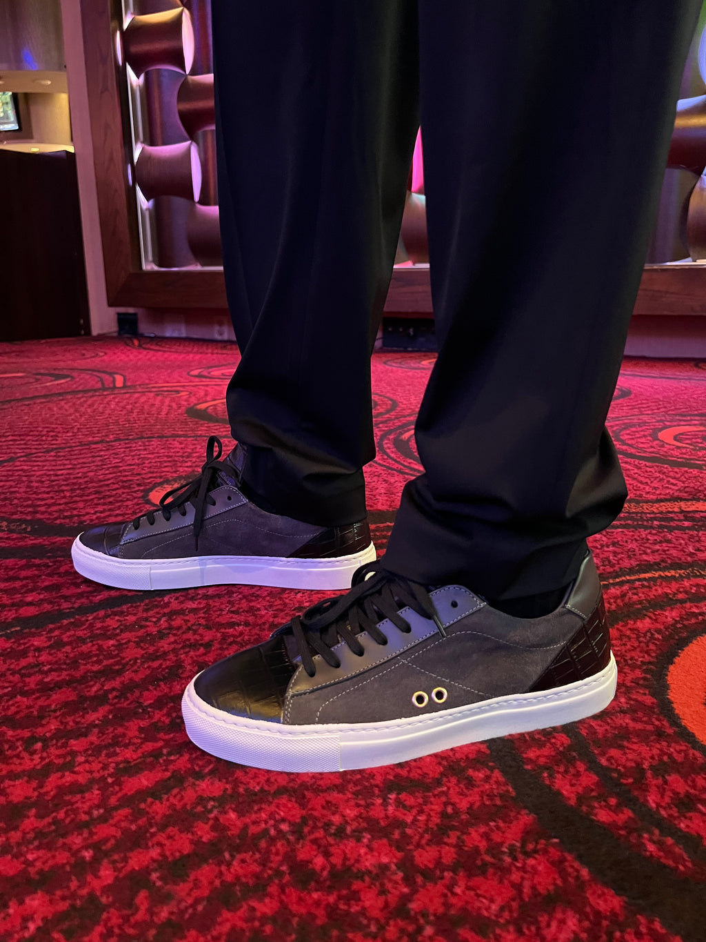 PATRAW | Verona Croc | Low Tops