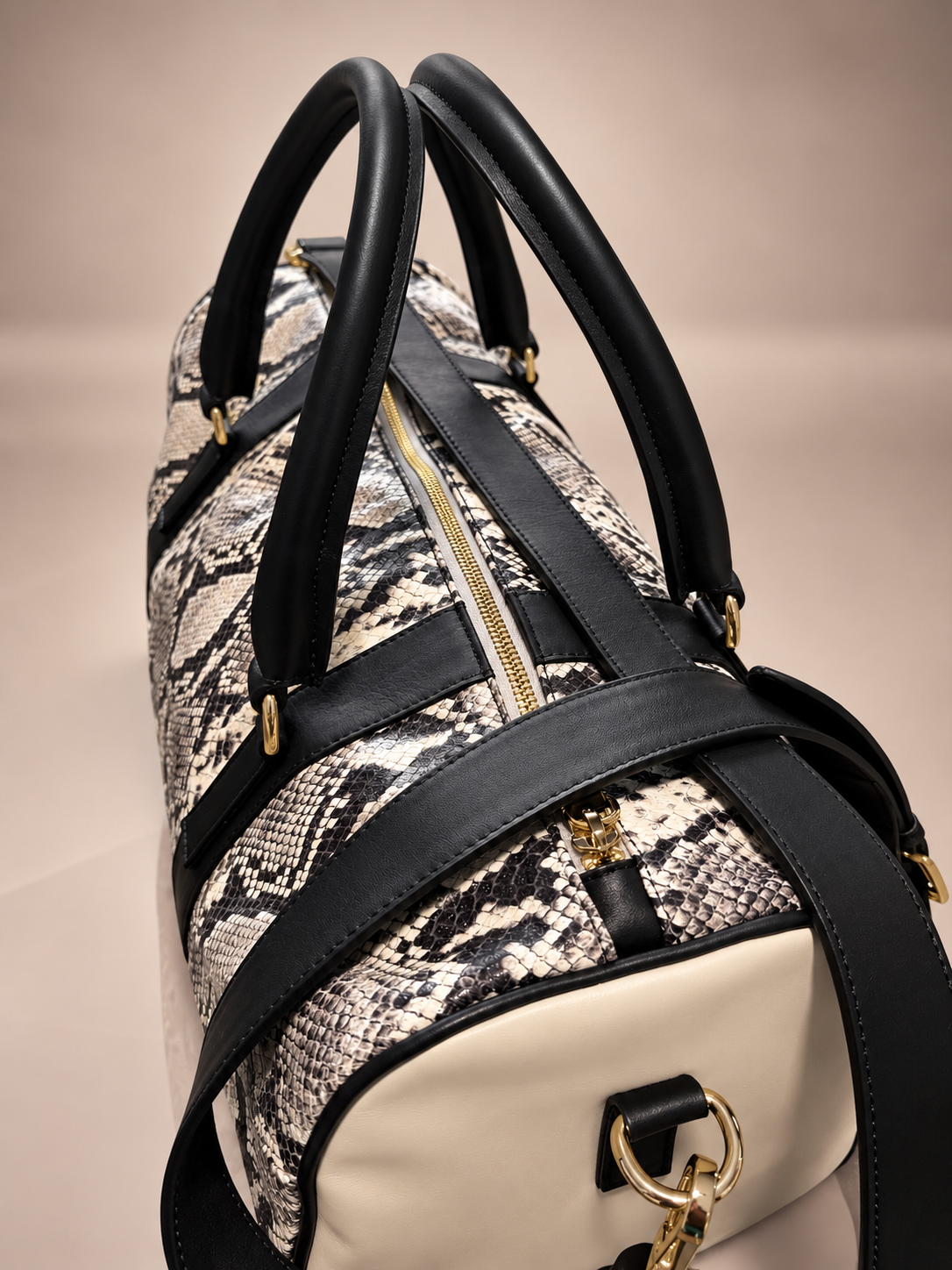 PATRAW Noir Python Duffel Bag