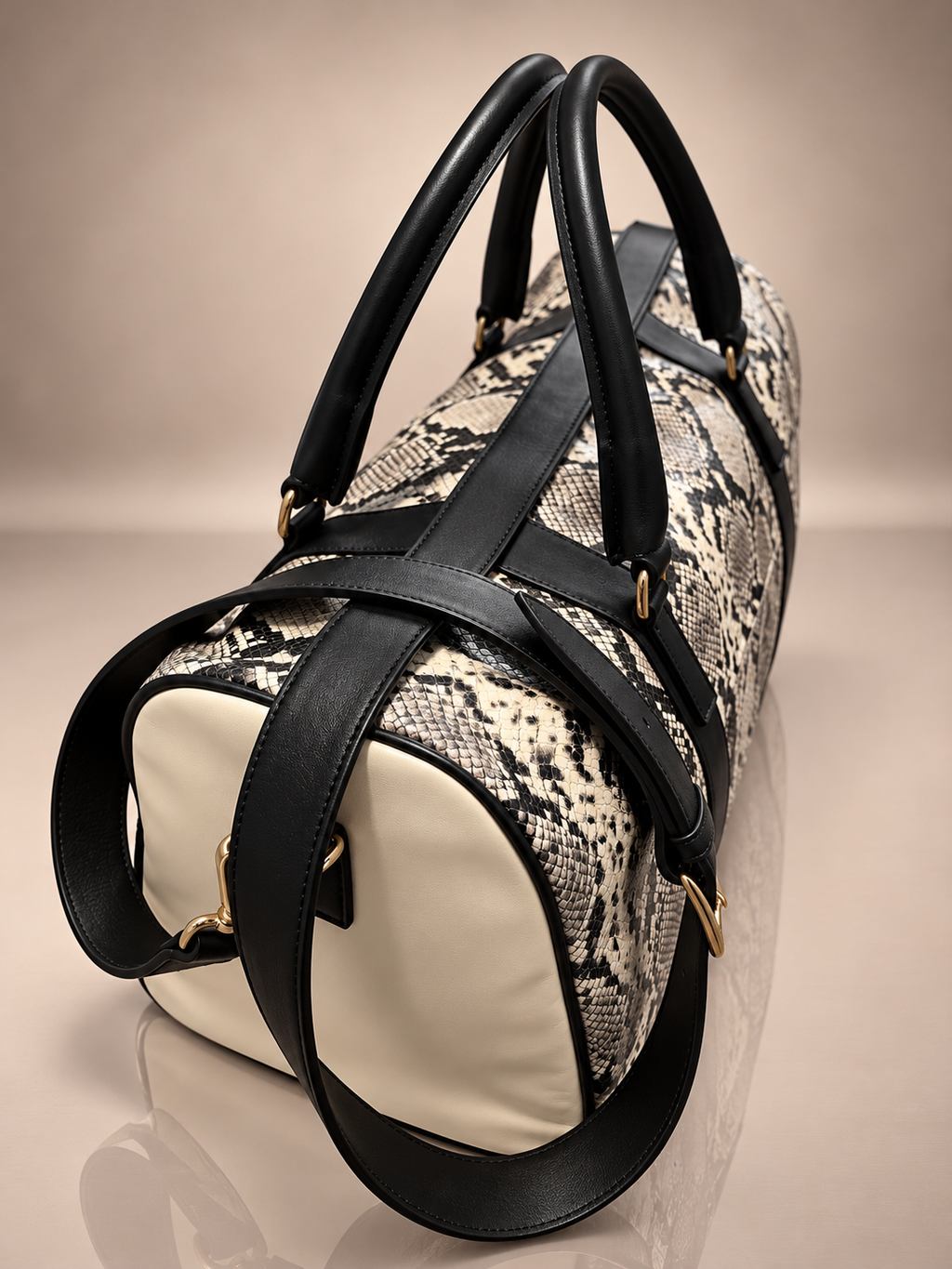 PATRAW Noir Python Duffel Bag