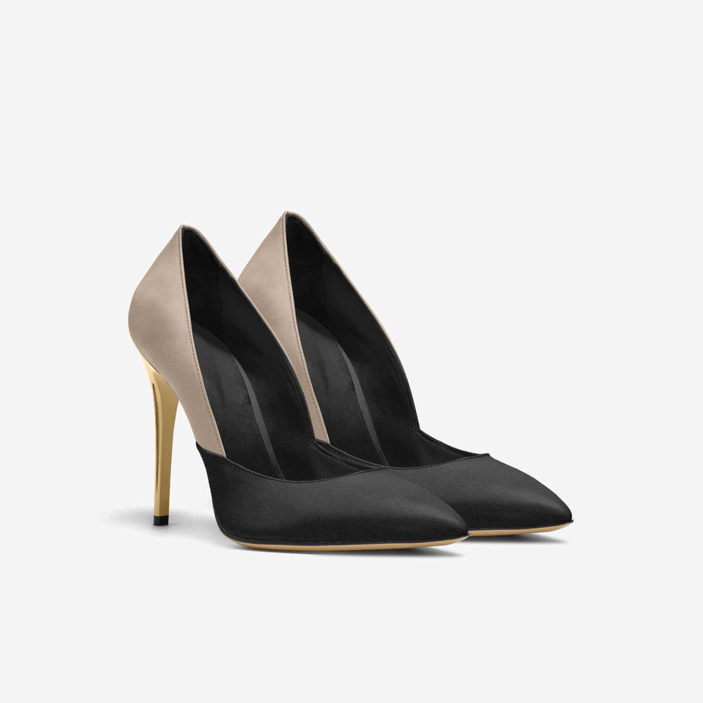PATRAW | Serata Gold | Full Cut High Heel