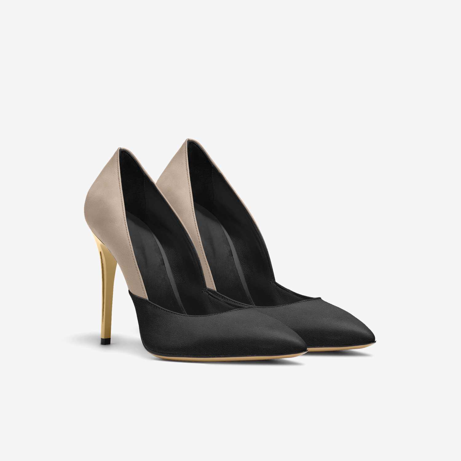 PATRAW | Serata Gold | Full Cut High Heel