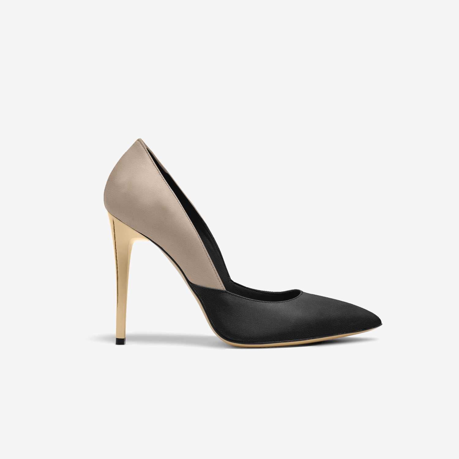 PATRAW | Serata Gold | Full Cut High Heel