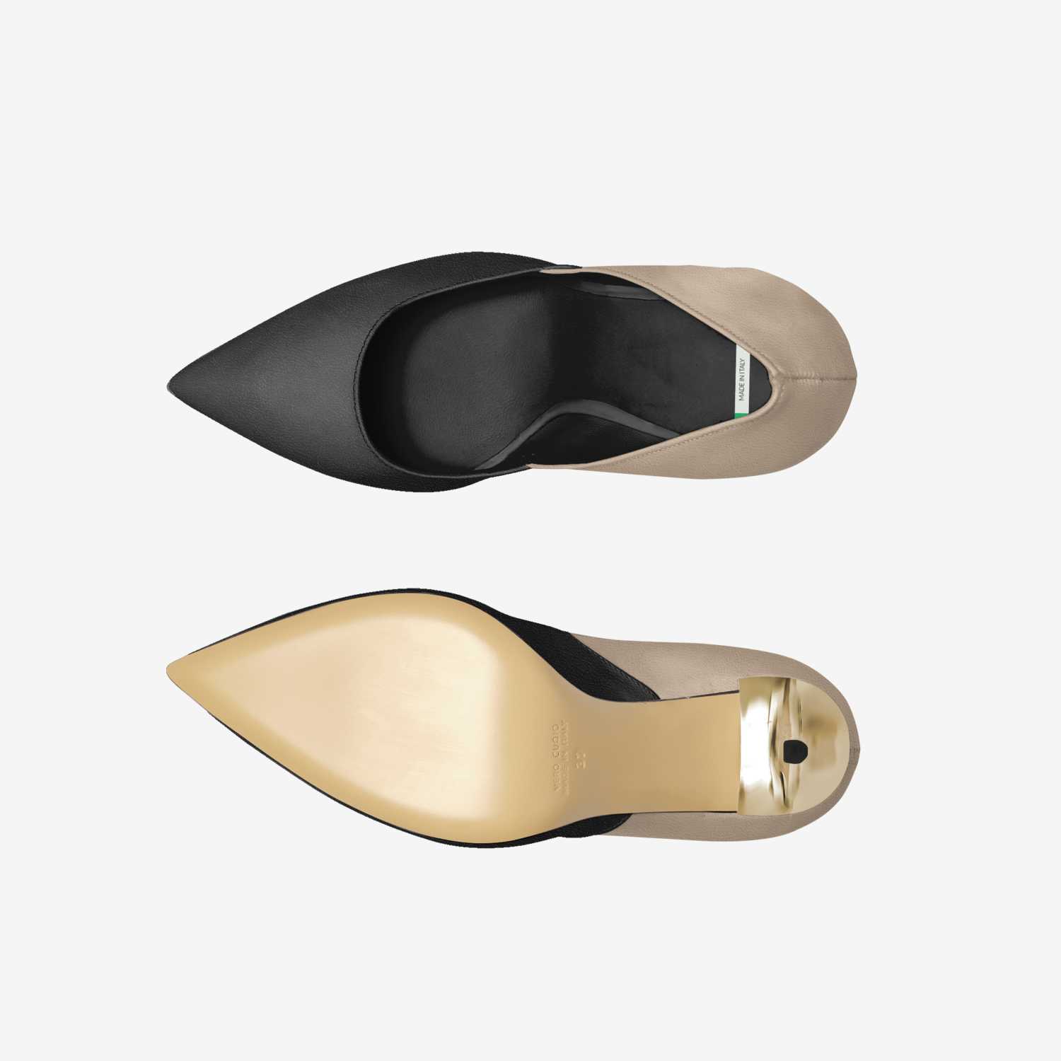 PATRAW | Serata Gold | Full Cut High Heel